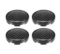 X AUTOHAUX 4 Pcs 63mm Wheel Center Hub Caps Hubcaps Covers Universal Rims Hub Cap Parts for Car Black Inner Diameter: 60mm