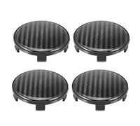 X AUTOHAUX 4 Pcs 68mm Wheel Center Hub Caps Hubcaps Covers Universal Rims Hub Cap Parts for Car Black Inner Diameter: 63mm