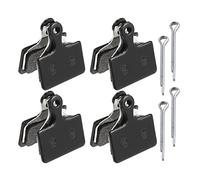 X AUTOHAUX 4 Pr Semi Metal Disc Bike Brake Pads with Split Pin for Shimano | Same as above, compatible with Shimano disc brakes. Split pin included, easy install