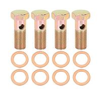 X AUTOHAUX 4 Sets M14x1.5mm Metric Thread Banjo Bolts Brake Fitting Adapter