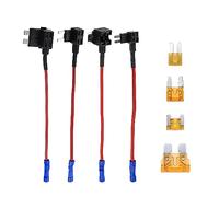 X AUTOHAUX 4 Type Add a Circuit 12V Fuse Tap with 5A Blade Type Fuse, 1 Set