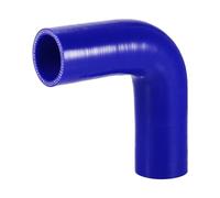 X AUTOHAUX 40mm/1.57" ID 120mm/4.72" L 90 Deg Blue Silicone Hose | 1 Pcs, Universal, Coolant Hose, High Temp, Turbo Intercooler, Direct Fit, Radiator Coolant, Universal Fit