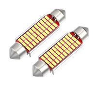 X AUTOHAUX 41mm Festoon LED Bulbs 33SMD 3014 Chipset 211 212 LED Bulbs