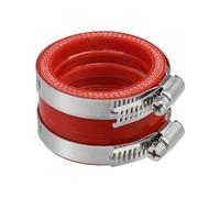 X AUTOHAUX 45mm ID Red Carburetor Adapter Intake Pipe Boot Interface - 1Pcs