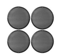 X AUTOHAUX 4pcs 10'' Car Plastic Audio Speaker Cover Mesh Grill Horn Guard