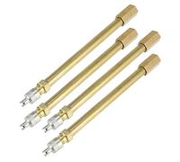 X AUTOHAUX 4pcs 120mm/4.72" Car Tire Valve Stem Air Inflation Extension Adaptor