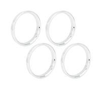 X AUTOHAUX 4pcs 72.6 to 65.1 mm Aluminium Alloy Car Hub Centric Rings