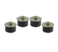 X AUTOHAUX 4pcs Car Rubber Expansion Freeze Plug Fit 1-3/8" to 1-1/2" 34mm-38mm
