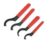 X AUTOHAUX 4pcs Coil Over Wrench Shock Spanner Adjustable C Shape Wrenches Tool