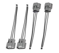 X AUTOHAUX 4pcs Ignition Coil Connectors Plug Wiring Harness Pigtail Wiring Loom 3 Wire Female for Nissan Altima Sentra for Infiniti for Suzuki J48817102 Ignition Coil Wiring Harness Pack