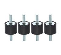 X AUTOHAUX 4pcs M5 Anti Vibration Rubber Isolator Mount 20x15mm for Car Engines