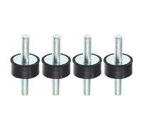 X AUTOHAUX 4pcs M6 Anti Vibration Rubber Isolator Mount 20x10mm for Car Engines