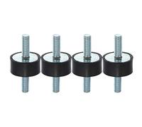 X AUTOHAUX 4pcs M8 Anti Vibration Rubber Isolator Mount 30x15mm for Car Engines