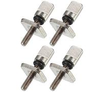 X AUTOHAUX 4pcs No Tool Fin Screws Stainless Steel Fin Screws Universal for SUP