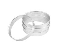 X AUTOHAUX 4pcs OD 57.1mm to ID 56.1mm Aluminum Alloy Car Hub Centric Rings