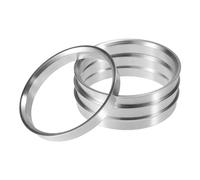 X AUTOHAUX 4pcs OD 72.1mm to ID 67.1mm Aluminum Alloy Car Hub Centric Rings
