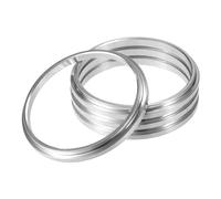 X AUTOHAUX 4pcs OD 82mm to ID 72.6mm Aluminum Alloy Hub Centric Rings | Wheel Bore Center Spacer, for Car