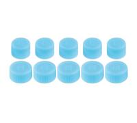 X AUTOHAUX 5 Pair ID 0.61" Air Conditioner Valve Caps for Car AC System Blue
