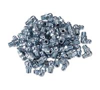 X AUTOHAUX 50 Pcs M8x1.25 Car Grease Nipple Fitting 90 Degree Galvanized Steel