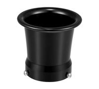 X AUTOHAUX 50mm Velocity Stack Motorcycle Velocity Stack Aluminum Alloy Black