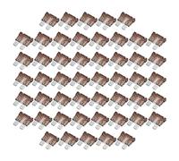 X AUTOHAUX 50pcs Blade Style Fuse 7.5A Blade Style Fuse for Car Boat Dark Brown