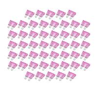X AUTOHAUX 50pcs Blade Style Fuses 3A Blade Style Fuses for Car Boat Purple