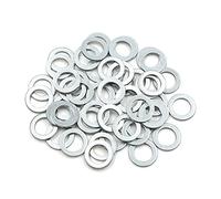 X AUTOHAUX 50pcs Engine Oil Crush Washers Drain Plug Gaskets 14mm ID. 22mm OD.