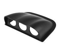 X AUTOHAUX 52mm 2" Car Universal Console Triple Hole Dash Gauge Holder Black