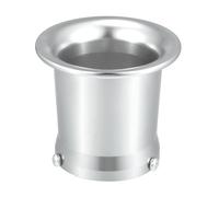 X AUTOHAUX 55mm 2.17" Motorcycle Velocity Stack Aluminum Alloy Silver Tone