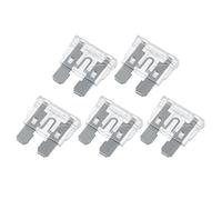 X AUTOHAUX 5pcs Blade Style Fuses 25A Blade Style Fuses for Car Silver Tone
