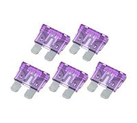 X AUTOHAUX 5pcs Blade Style Fuses 35A Blade Style Fuse for Car Boat Deep Purple