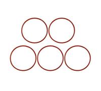 X AUTOHAUX 5pcs Red Car Silicone O-Ring Sealing Gasket Washer 90mm X 3.5mm
