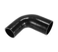 X AUTOHAUX 60-76mm 2.36"-2.99" ID 150mm/5.91" Length 90 Degrees Silicone Elbow Hose 5mm Thickness 4-Ply Reinforced High Temp Turbo Intercooler Intake Pipe Universal Black 1 Pcs