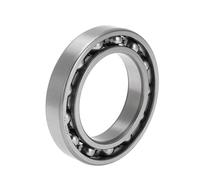 X AUTOHAUX 6016 Deep Groove Ball Bearings P0 80x125x22mm Lubricated Bearings Open Type Silver Tone Scooter Skateboard Wheel