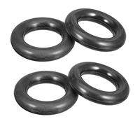 X AUTOHAUX 60mm O-Ring Universal Muffler Exhaust Hanger Bushing Rubber Mount Bracket Car Insulator Tail Pipe Hangers Bushings Kit Support 4pcs