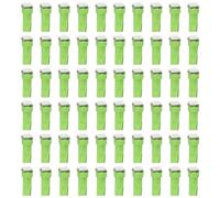 X AUTOHAUX 60pcs Dashboard Gauge Indicator T5 5050 Green LED Light Bulbs