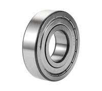 X AUTOHAUX 6307ZZ Deep Groove Ball Bearings P6 35x80x21mm Lubricated Bearings Double Metal Seal Silver Tone Scooter Skateboard Wheel