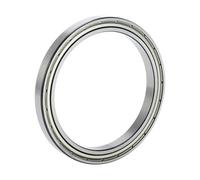 X AUTOHAUX 6816ZZ Deep Groove Ball Bearings P0 80x100x10mm Lubricated Bearings Double Metal Seal Silver Tone Scooter Skateboard Wheel