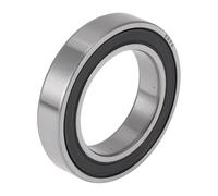 X AUTOHAUX 6906DDU Deep Groove Ball Bearings Lubricated Bearings Double Rubber Seal 30x47x9mm Black Silver Tone