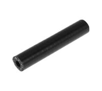 X AUTOHAUX 6mm Straight Coupler Silicone Hose 3 Layers of Cloth Intercooler Heater Turbocharger Air Intake Pipe Radiator Coolant Tube 76mm Black