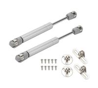X AUTOHAUX 7.5 Inch 10Lbs/45N Silver Tone Universal Lift Supports Gas Struts Gas Springs with Bracket Ball Stud for Car SUV RV Truck Motorcycle - Pack of 2