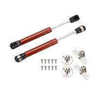 X AUTOHAUX 7.5 Inch 25Lbs/110N Red Universal Lift Supports Gas Struts Gas Springs with Bracket Ball Stud for Car SUV RV Truck Motorcycle - Pack of 2