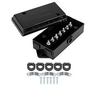 X AUTOHAUX 7 Way Trailer Wire Connector Junction Box Waterproof for Rewiring RV