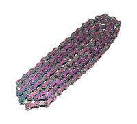 X AUTOHAUX 9 Speed 116 Links Bicycle Speed Chain Replacement Metal Multicolor