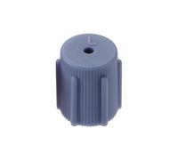 X AUTOHAUX Air Conditioner Valve Caps Dust Seal Cover Kit for Car AC System | Blue, ABS Plastic, 1pcs, ID 0.55", Air valve cap, for Car AC System Air Conditioning Repairing