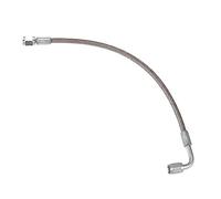 X AUTOHAUX AN3 Car Turbo Oil Feed Line 90° to Straight Hose End, 12" Universal
