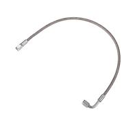 X AUTOHAUX AN3 Turbo Oil Feed Line 90 Degree to Straight Hose End 20" inch