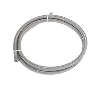 X AUTOHAUX AN4 1 Meter Braided PTFE Stainless Steel Car Oil Fuel Gas Line Hose