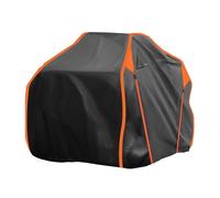 X AUTOHAUX ATV Cover for Can-am OUTLANDER MAX XT DPS/XT-P Waterproof 4 Wheelers Quad Cover Outdoor Sun Rain Storage Protection 210D-PU Black 240x122x135cm/94.5x48x53.2in