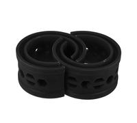 X AUTOHAUX Black Car Coil Spring Buffer Rubber Buffer Universal Type
